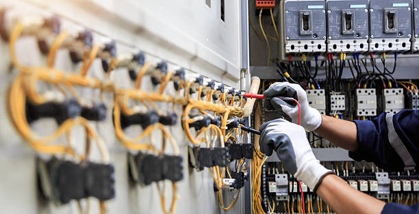 Professional Electrician technician working in Cary, NC